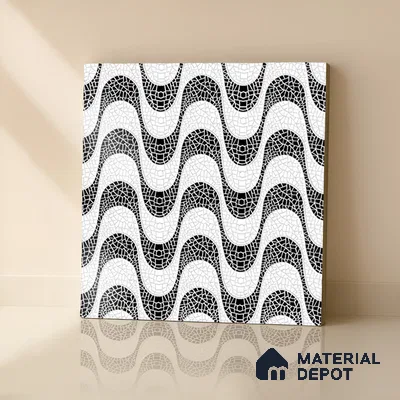 Highlighter Tiles  Tile TL 07246 Plana 6004 Sinking 1 ft x 1 ft Ceramic Matte Finish - 9 mm  | 2 mm Spacer is Mandatory (Sample)
